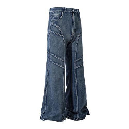 Men’s Slim Fit Casual Jeans, Washed Denim, Straight Leg, Pencil Pants for Summer Trendy Look4