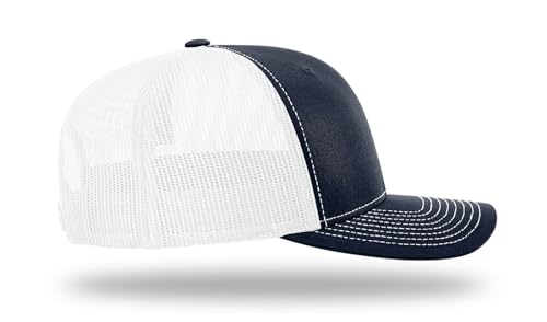 Image of Richardson 112 Trucker Hat - Premium Blank Baseball Cap, Adjustable Snapback Hat - Structured Six Panel Richardson Blank Hats