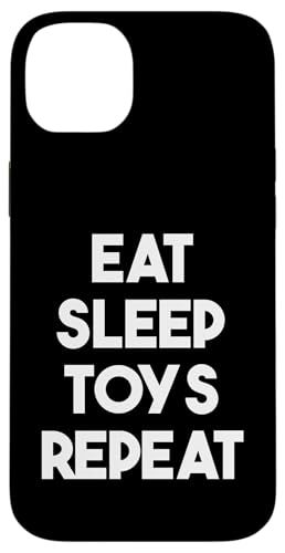 Eat Sleep Toys Repeat - 面白いおもちゃ スマホケース iPhone 14 Plus 用