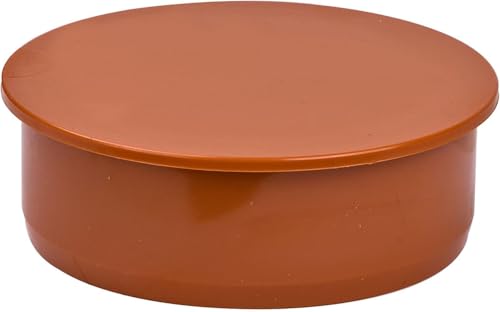 Gebr. Ostend. Kunststoffe GmbH KG-Muffenstopfen DN 160, Orange, PVC-hart, Kanalrohr