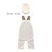 Holibeat Newborn Boy Photography Props Baby Boy Photo Shoot Outfits Infant Gentleman Romper Suits with Hat (White Brown)