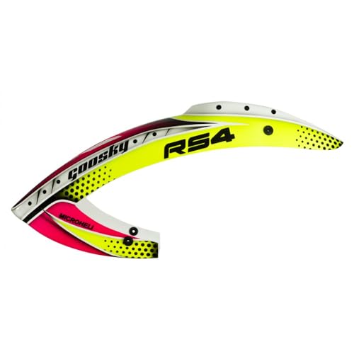 MICROHELI Airbrush Fiberglass Monster Jaw Canopy - GOOSKY RS4
