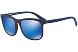 lentes arnette chile Protective case included Arnette 0AN4240 251125 56 Gafas de Sol, Negro (Matte Black/Greenmirrorlightbluee), Hombre