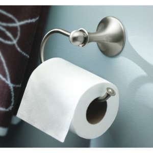 Moen DN7708BN Lounge Toilet Paper Holder, Brushed Nickel - image 2