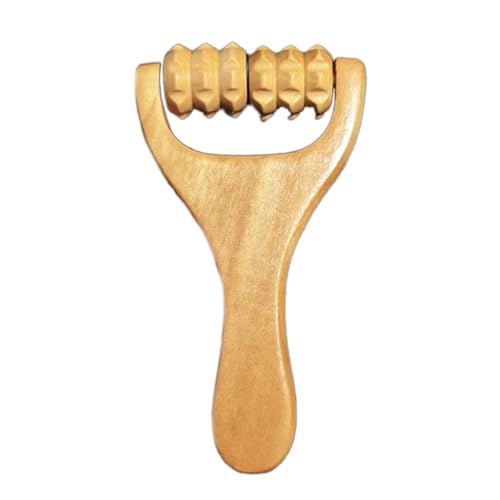 Natural Wood Massage Roller Natural Wood Massager Handheld Body and Face Massager Wellness Massage Equipment