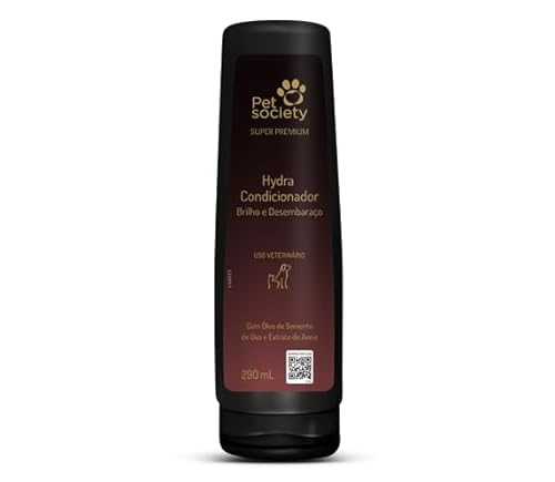 Kit Shampoo Neutro Condicionador Brilho e Desembaraço E Fluido Desembaraçador Filhotes Super Premium