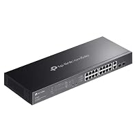 TP-Link Omada ES220GMP PoE Switch 20 Port Gigabit Easy Managed Switch mit 16 PoE+ Ports (250W), 2 SFP Slots, Netzwerk Switch mit VLAN, QoS, Cloud Management, Rackmount für Business – Ansicht 3