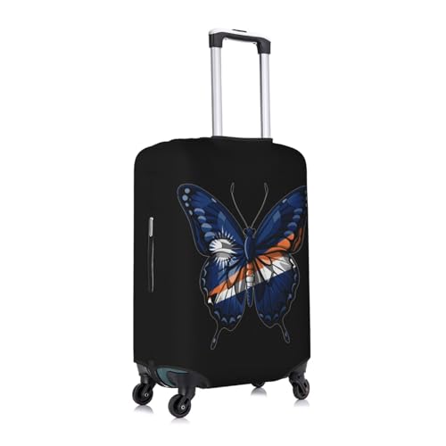Butterfly Marshall Islands Rosal Islanders Flag Travel Luggage Cover Washable Suitcase Case Suitcase Protector Fit Luggage Cover Small3