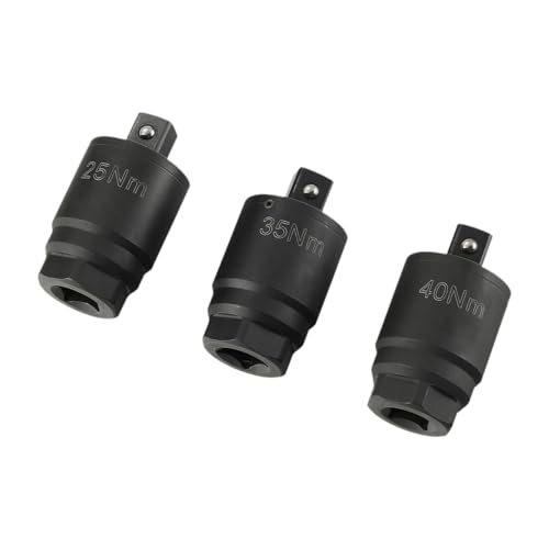 Adaptador de par para llave dinamométrica en motores de motocicletas juego de 3 piezas robustas 2