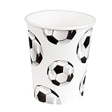 Boland 62521 - Vasos para Fiesta (10 Unidades, diseño de fútbol