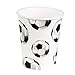 Boland 62521 - Vasos para Fiesta (10 Unidades, 210 ml, ecológicos, 100% Papel), diseño de fútbol