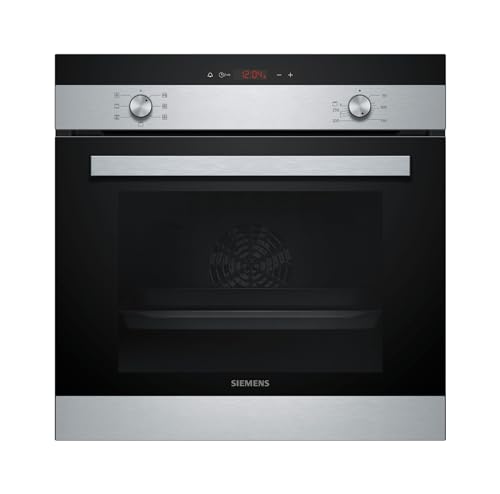 Siemens HB113FBS1 iQ100 Einbau-Elektro-Backofen / Edelstahl / A / Schnellaufheizung / 3D Heißluft Plus / Einfache Reinigung mit granit Glanz-Emaille
