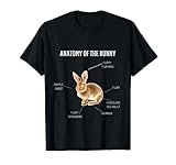 Anatomy Of The Bunny Shirt - Bunny Anatomy Funny Bunny T-Shirt