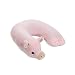 Critter Piller Kid's Travel Buddy and Comfort Pillow, Pig, Hypoallergenic, Machine Washable, Recycled Filling