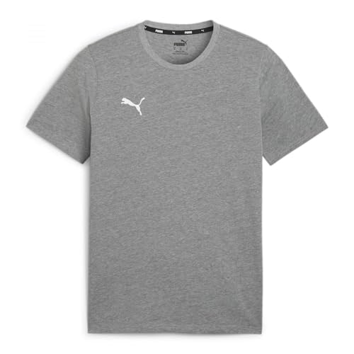 Puma Unisex Teamgoal Casuals Tee T-Shirt, Medium Gray Heather-Puma White, XXL EU