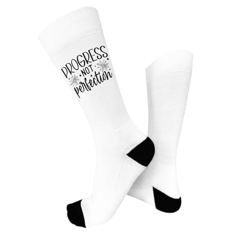 progress not perfection socks for daughter2