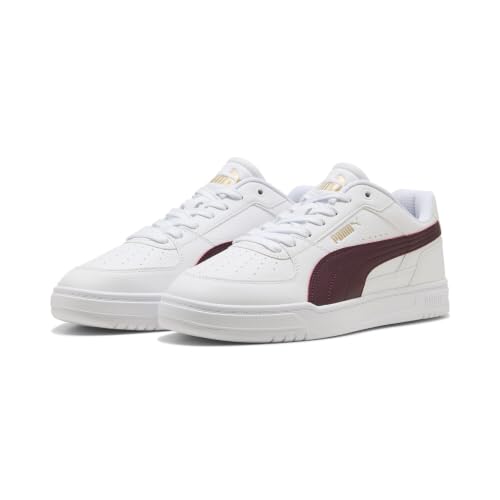 PUMA Erwachsene Caven III Sneakers 38, White Ruby Noir Gold Red – Ansicht 1