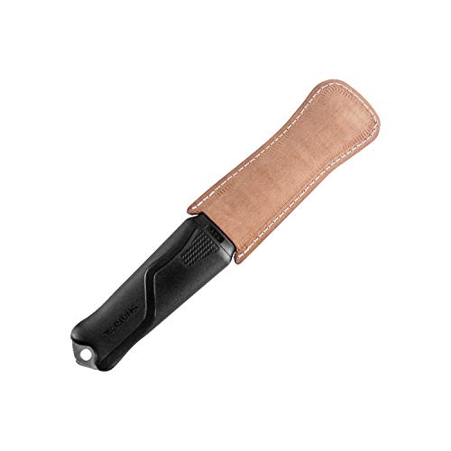 Sharpal 127N Dual-Grit (Coarse 325 / Extra Fine 1200) Diamond Sharpening Stone With Leather Strop, Tool Sharpener For Knife, Axe, Lawn Mower Blade, Garden Shears, Chisels, Spade And All Blade Edge #TOP2