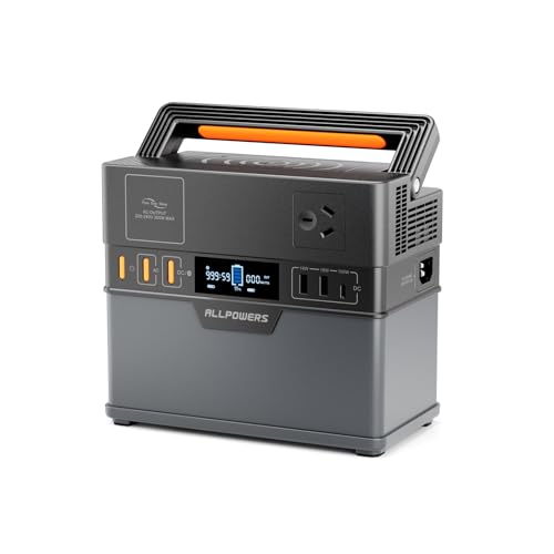 ALLPOWERS Portable Power Station S300Plus 288Wh 300W MPPT Solar Generator with AC Outlet, UPS Function, 78000mAh Power Supply Backup for Camping RV Outdoors Travel, 1.5hr Fast Charging