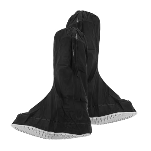 Mipcase 1 par Cubrezapatos Unisex para lluvia - Overshoes para uso al aire libre con diseño de tubo alto y cierre de cremallera, calzado resistente para días lluviosos y con nieve miniatura 7