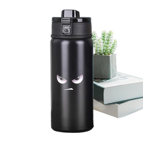Botellas de agua al vacío, taza aislada de acero inoxidable, Botella de agua al vacío de 550 ml, botella de acero inoxidable, Estudiantes trabajadores vasos de té y café a prueba de fugas para