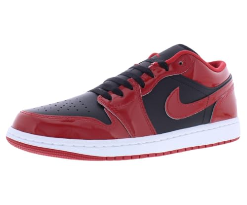 Air Jordan 1 Low SE Patent Varsity Red Black