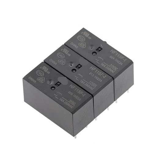 Evite cortes de energía con el relé HF115F-I-012-1HS3A de 6 pines resistente a 16A
