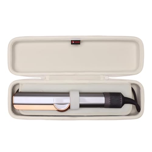 XANAD Hard Case Compatible with Dyson Airstrait/Corrale Styler Straightener - Hair Straightening Irons Case Cream