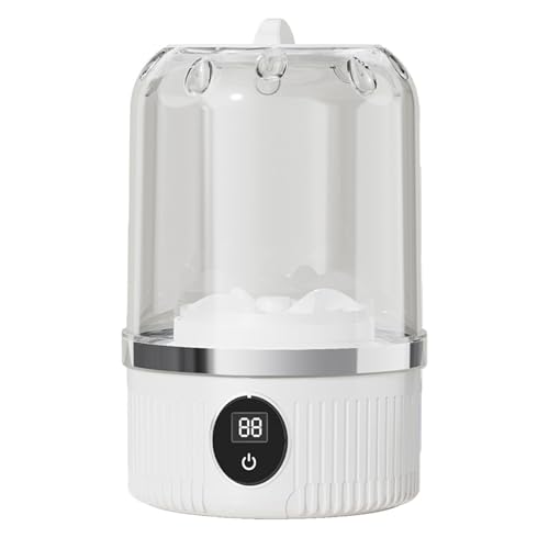 Portable Washing Machine, Mini Portable Washing Machine, Wireless Portable Laundry Cup, for Home, Apartment, Travel, Camping (white)