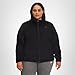 The North Face Women's Osito Full Zip Fleece Jacket (Standard & Plus Size) - Soft & Lightweight Fleece, Secure Zip Pockets, TNF Black-NPF, Small