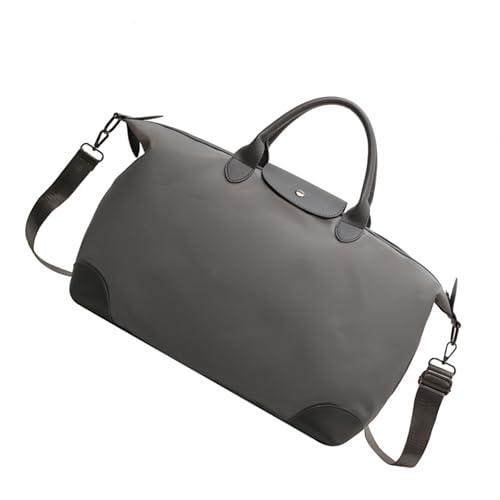 Sac de rangement voyage gris en tissu Oxford avec sangle pour équipement sport