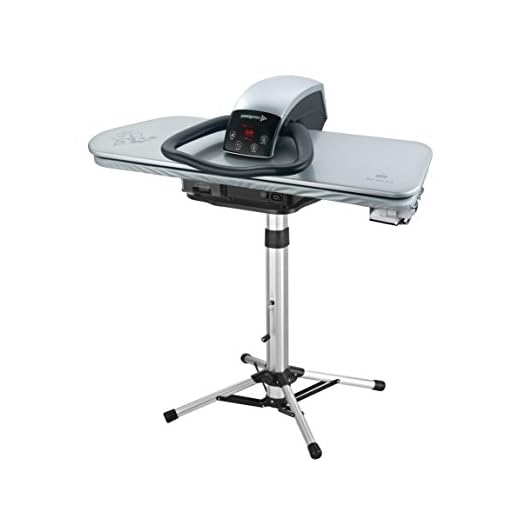 Speedypress Presse à Repasser à Vapeur Professionnelle 101HD-S Argent 2600W Repassage 101cm avec Support (+ Fer à Repasser, Cartouche de Filtrage d'Eau Supplémentaire, Housse de Rechange et Mousse)