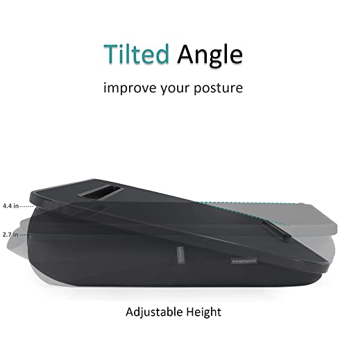 Portable-Laptop-Lap-Desk-with-Pillow-Cushion-Fits-up-to-17-inch-Laptop-Laptop-Stand-with-Device-Ledge-and-Phone-Holder-for-Home-Office-Black-ISTUDYNITURE