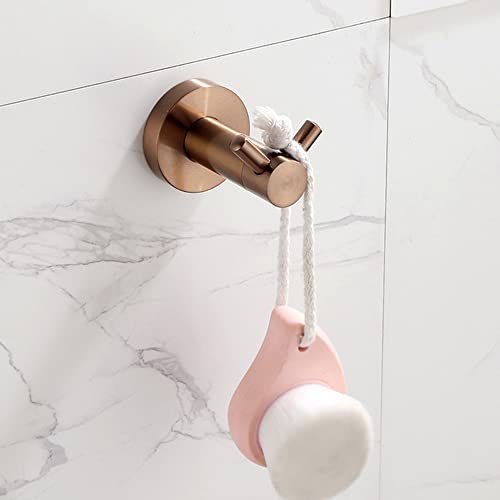 Escobilla de baño y accesorios de hardware oro rosa para pared 2