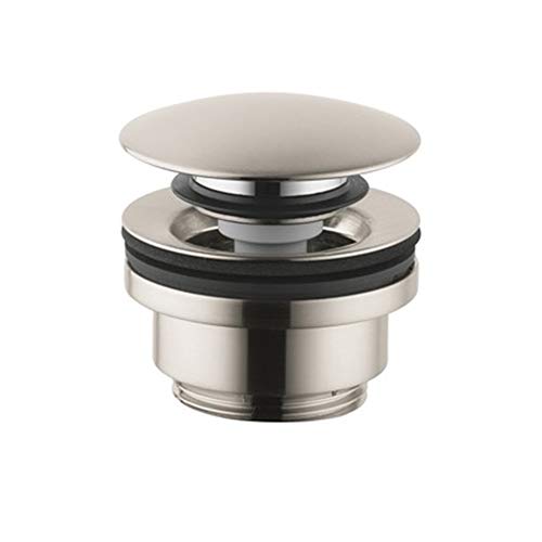 Preisvergleich Produktbild hansgrohe Push-Open Ablaufgarnitur, brushed-nickel