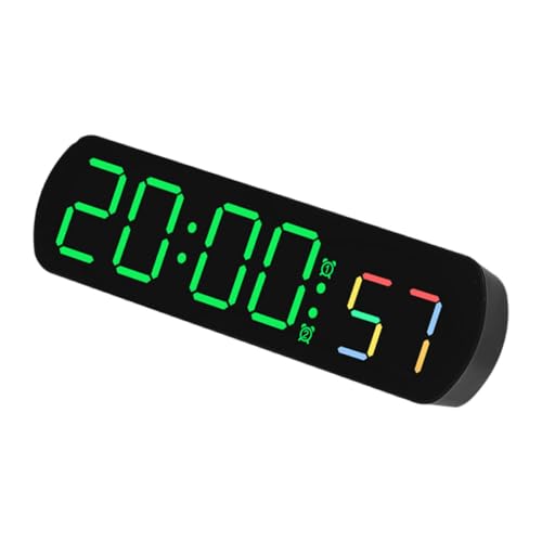 MAGICLULU Reloj Led Descanado De Relojería Reloj De Pared Condujo Relojes De Alarma Junto a La Cama Largo Despertador Digital Alarma Digital Viviendo Mostrar Componente Electrónico