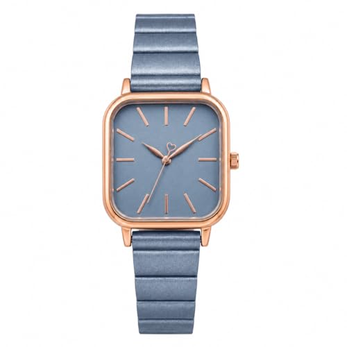 Image of Women Square Dial Analog Casual Watch Adjustable Lock Metallic Strap for Girls Analog Watch - for Women