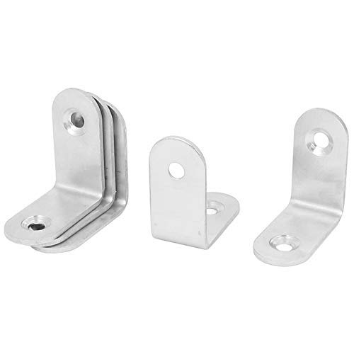 Generic Stainless Steel Angle Plate Corner Brace 50mmx50mmx1mm L Shaped