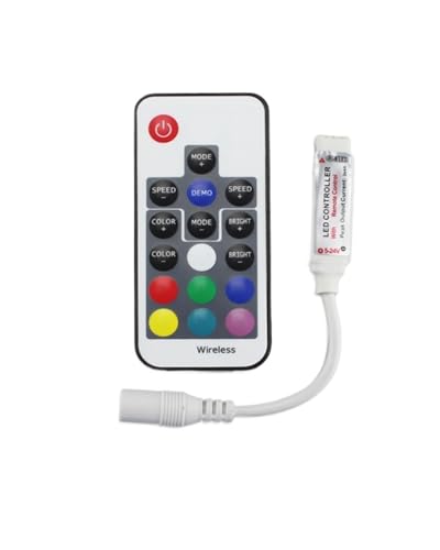 17-key remote control RGB light strip LED controller 5050 colorful light strip module switch dimmer