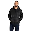 Style It Up Unisex Mens Ladies Water Resistant Plain Raincoat Kagools Jacket Hooded Cagoule (Black, 5XL) #3