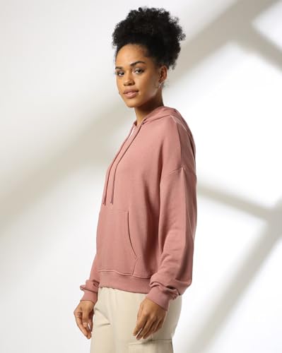 Image of PAKLON Women's Full Sleeve Pullover Hoodie | Solid Color, Hooded Neck with Kangaroo Pockets, Casual and Comfortable Regular Fit Hoodie