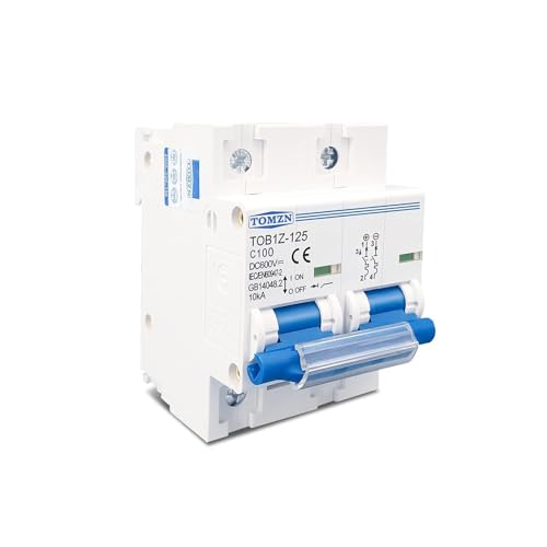 Disyuntor fotovoltaico 2P de 125A para proteger acumuladores solares de 600V