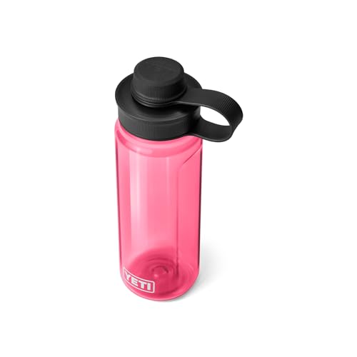YETI Yonder 750 ml/25 oz Water Bottle with Yonder Tether Cap, Tropical Pink