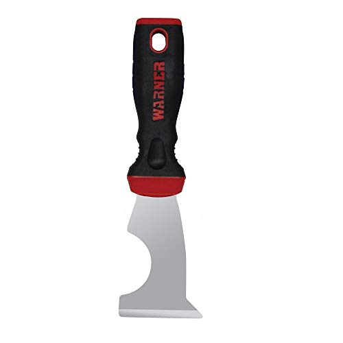 Warner ProGrip 5-in-1 Stiff Glazier Knife, 90189,Red #1