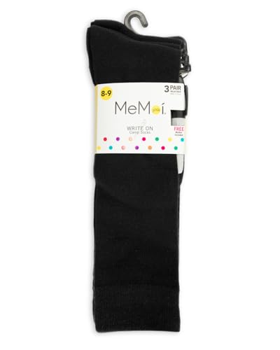 MeMoi Write On Camp Kids Cotton Blend Knee High Socks 3-Pack2