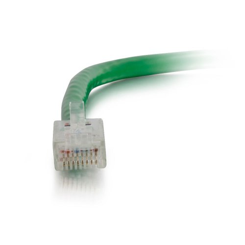 Image of C2G 00539 Cat5e Cable - Non-Booted Unshielded Ethernet Network Patch Cable, Green (8 Feet, 2.43 Meters)