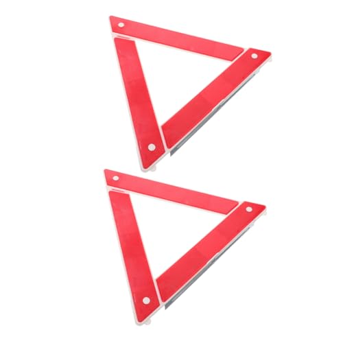 2 Triangles d'Avertissement Pliables - Kit de Sécurité Routière Lumineux pour Voiture et Camion