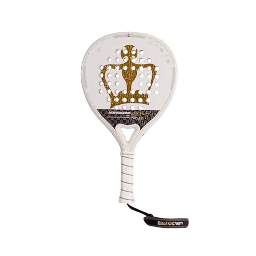 Black Crown - Pala de Pádel Modelo Hurricane Pro 3.0 - Pala Avanzada - Peso 355-370g - Marco Doble Tubular Air 38mm, Forma Redonda - Potencia 60%, Control 40%.