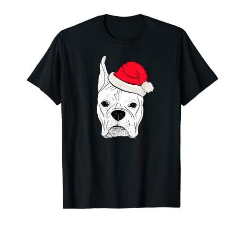 Boxer Dog Christmas Funny Birthday Dog Lover Gifts Camiseta