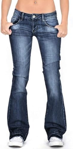 Low Waisted Flared Jeans Women Bell Bottom Jeans Plus Size Wide Leg Denim Pants Hip Hop Street Pants3